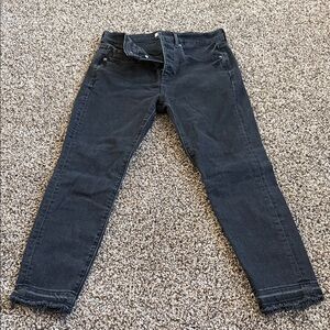 LOFT Men's Dark Gray Skinny Jeans